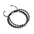 Trinité | Argent x Gunmetal | Bracelet Triple Rang